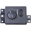 EUPLI 56049116AB Front Headlight Switch, Black, Lever Actuator, Manual Operation, Plastic Material, Fit 2006-2009 Dodge Durango
