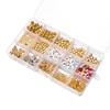 642 Stück/Set CCB-Perlen Strass-Abstandshalter mit elastischem Band Schmuckwerkzeuge für DIY-Armband Halskette Schmuckherstellungs-Sets