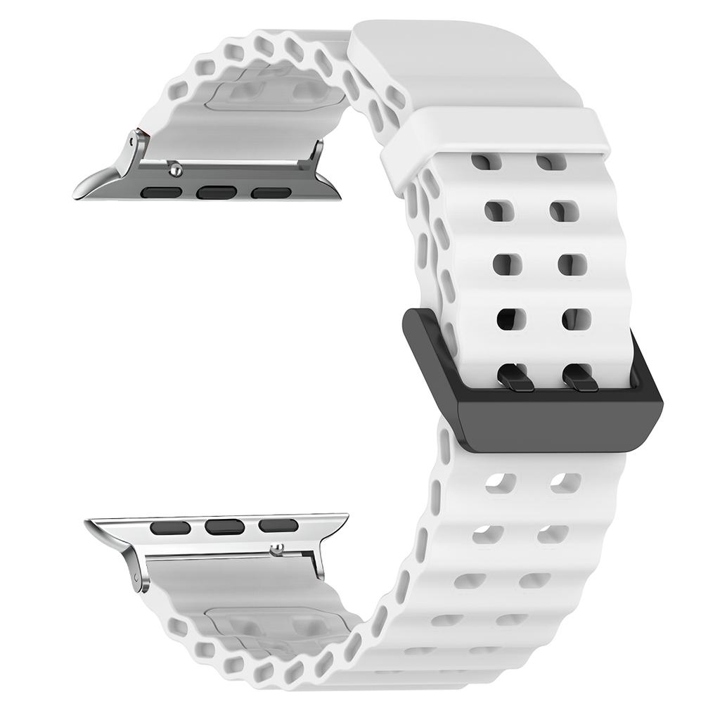 Silicone Strap for Apple Watch Ultra 3 49mm Band Breathable Bracelet for iWatch Series 11 10 42 46mm 9 8 7 6 SE 45mm 44mm Strap
