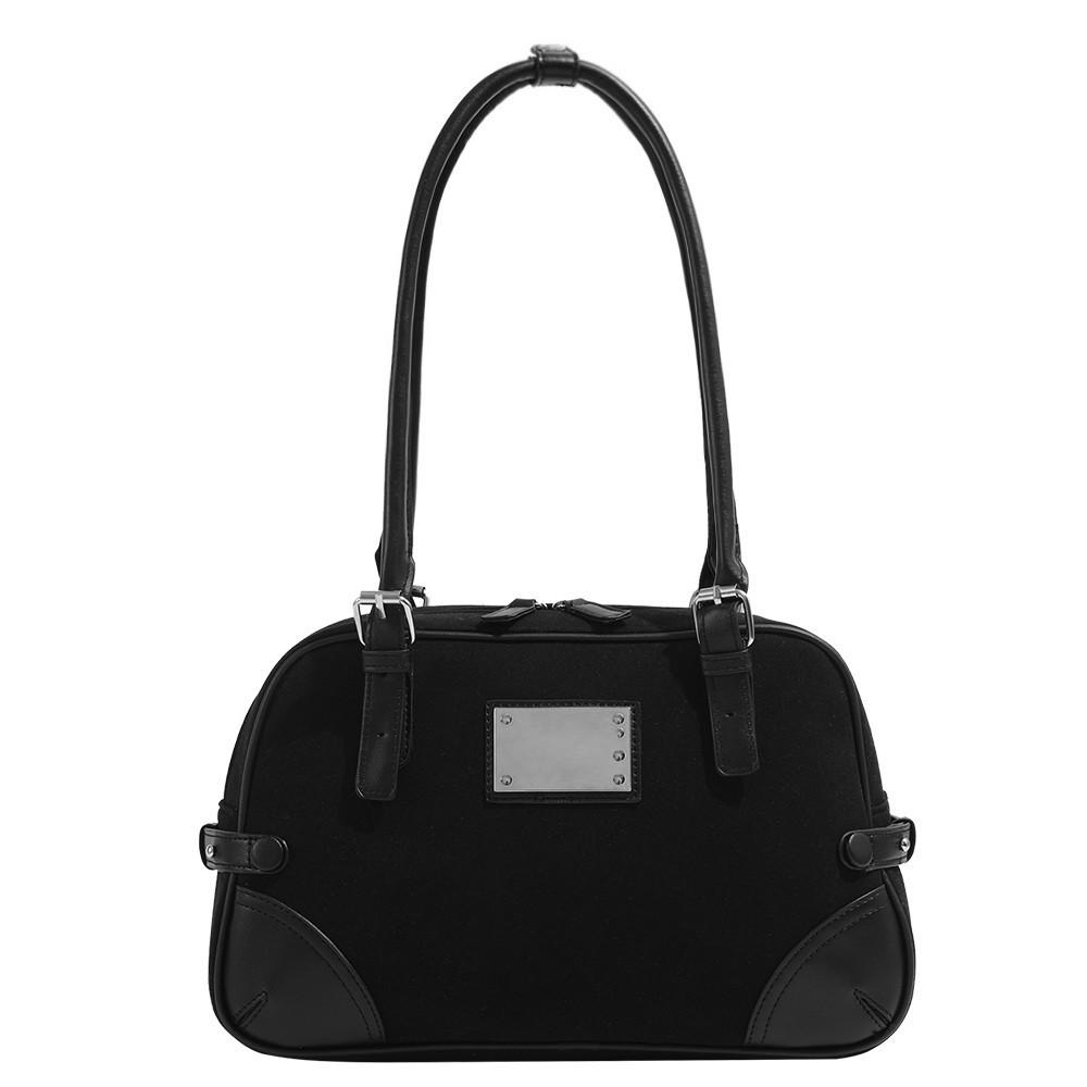 Niche Matte Handbag Commuter Bag for Women 2024 New Vintage Underarm Bag Boston Large Capacity Shoulder Bag Trendy