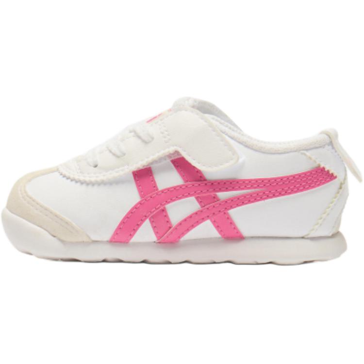 ONITSUKA TIGER Mexico 66 Kids Comfortable Versatile Fashion Low-Top Walking Shoes Baby Sneaker Pink White 1184A074-120