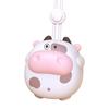 Cartoon Animal Hanging Neck Fan with Lanyard Battery Powered Bladeless USB Rechargeable Handheld Personal Neck Fan Cute