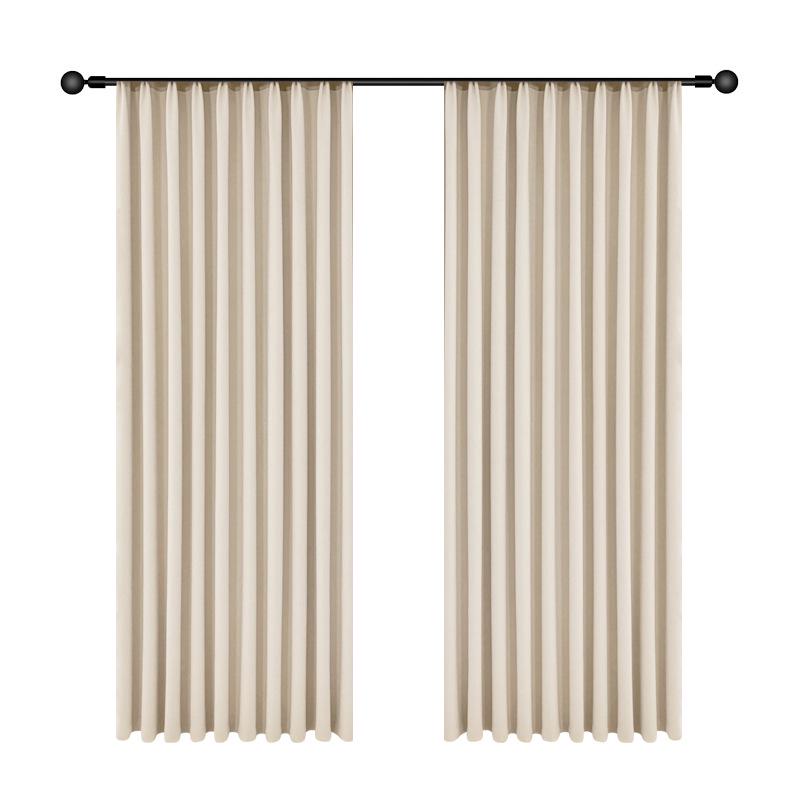 Perdele Blackout Shaoxing: Design Modern Minimalist, Bumbac-In Gros, Blocare Soare, Izolare Termică, pentru Dormitor și Living.