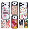 Hello Summer Flowers Phone Case Cover Compatible with for IPhone 17air 16e 15 14 13 12 11Pro Max 17 Air