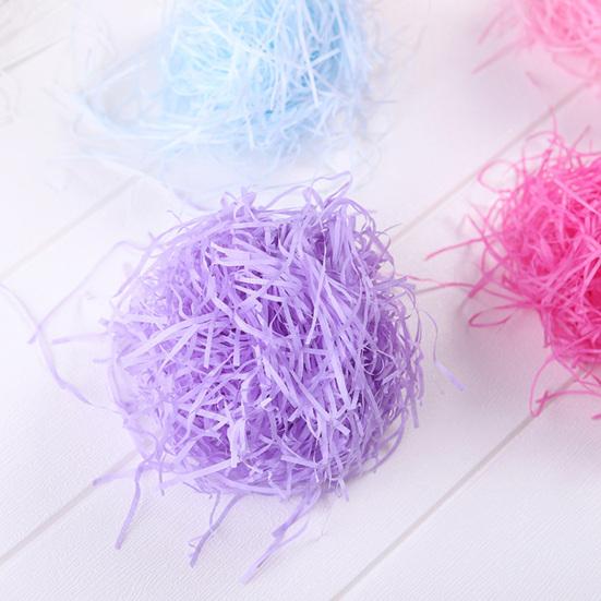 100g Recyclable Crinkle Paper Widely Use Colorful DIY Decorative Box Filling Material for Daily Use