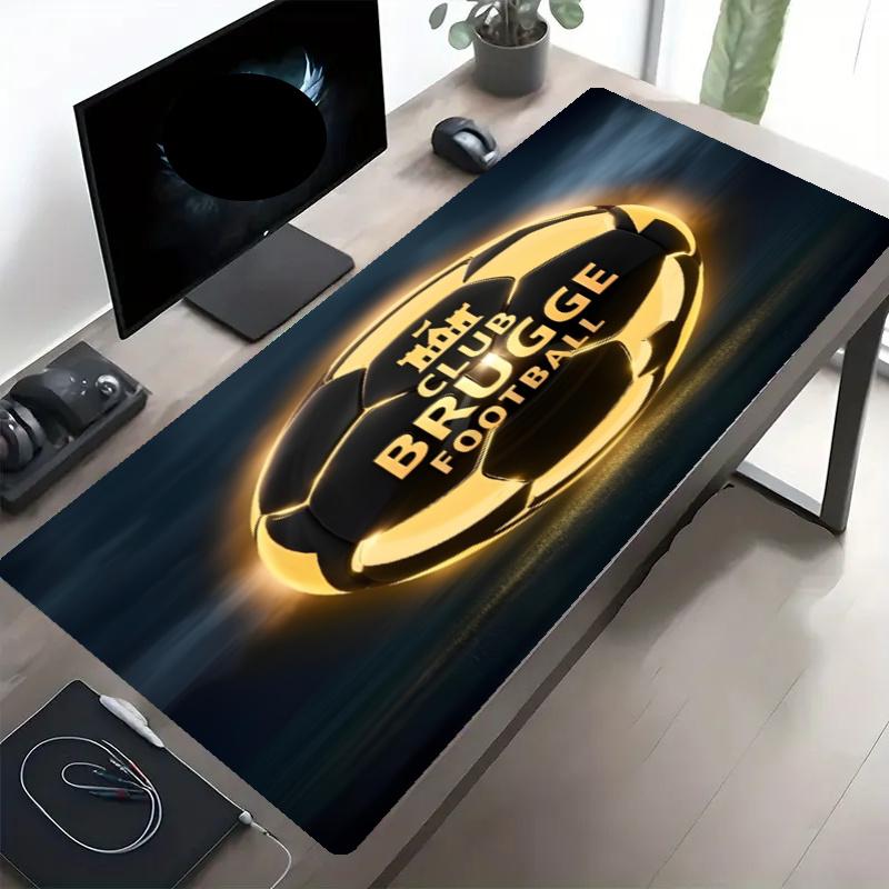 Club Brugge K V Print Mouse Pad, Anti‑Slip Desktop keyboard Mat, for PC Laptop Gaming Working Daily Use, Cool Festival Birthday Gift