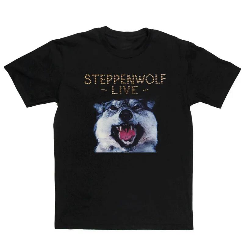 VTG Steppenwolf live tour concert cotton black men women full size shirt mm1024 Unisex T-Shirt S