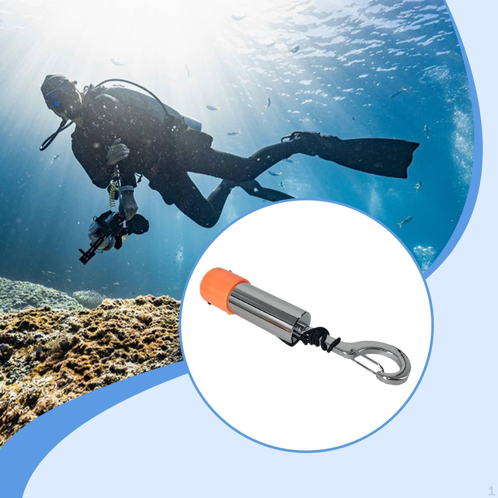Scuba Rattle Rod Accessories Noise Maker Underwater Sound Compact Convenient Marine with Clip Easy