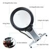 2.5X 6X New Neck Handheld Desktop Large Lens Magnifier with 2 Led Lights Portable Hd Magnifier Elderly Reading Jewellery