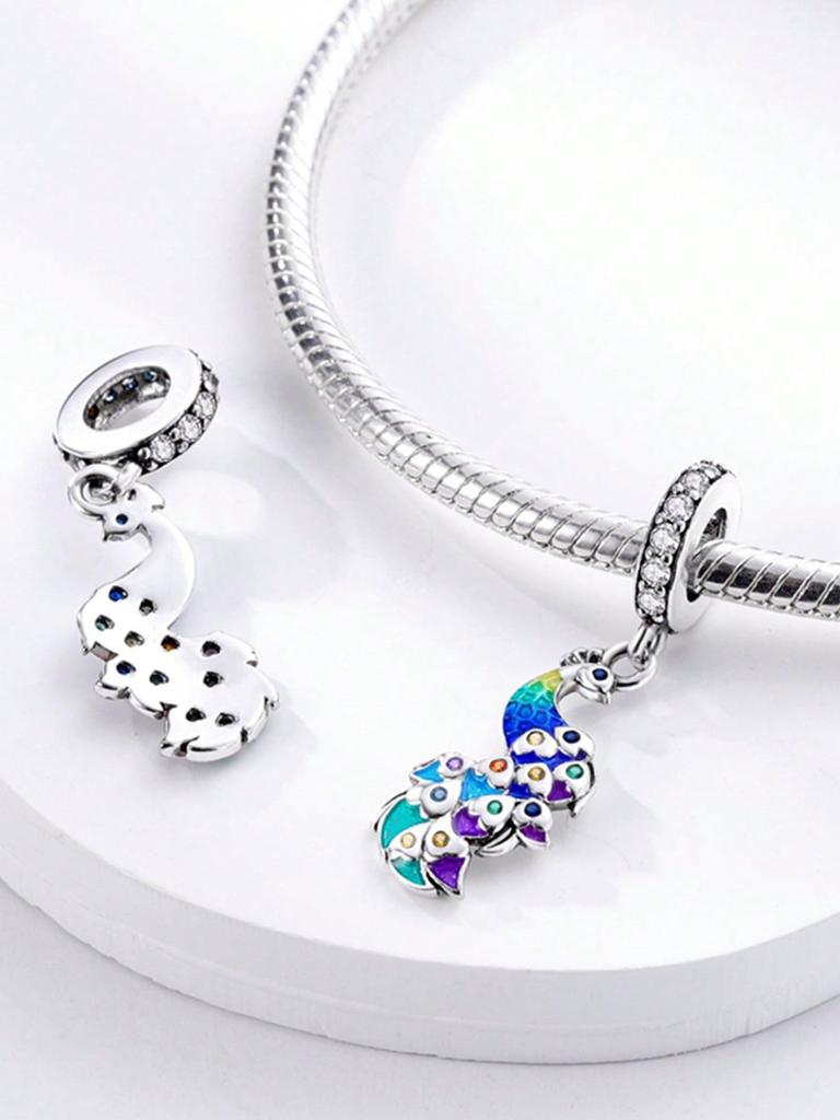 Charms Silber Blaue Augen Perlen Für CharmsOriginales Armband Perlen Schmuckherstellung Geschenk für Frauen