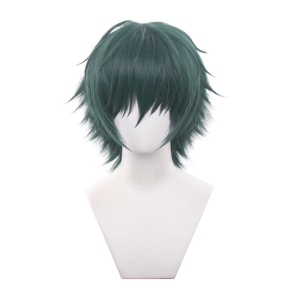 Anime Jujutsu Kaisen Maki Zenin Parrucca Cosplay Capelli Corti Verdi Occhiali Shimetsu Kaiyuu Festa di Halloween