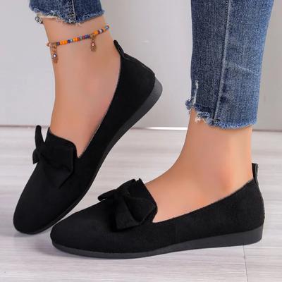 Μόδα Φιόγκος Casual Φλατ Παπούτσια Γυναικεία Νέα Αναπνεύσιμα Άνετα Παπούτσια με Μαλακή Σόλα Μυτερή Μύτη Ρηχά Κομψά Γλυκά Παπούτσια για Φόρεμα