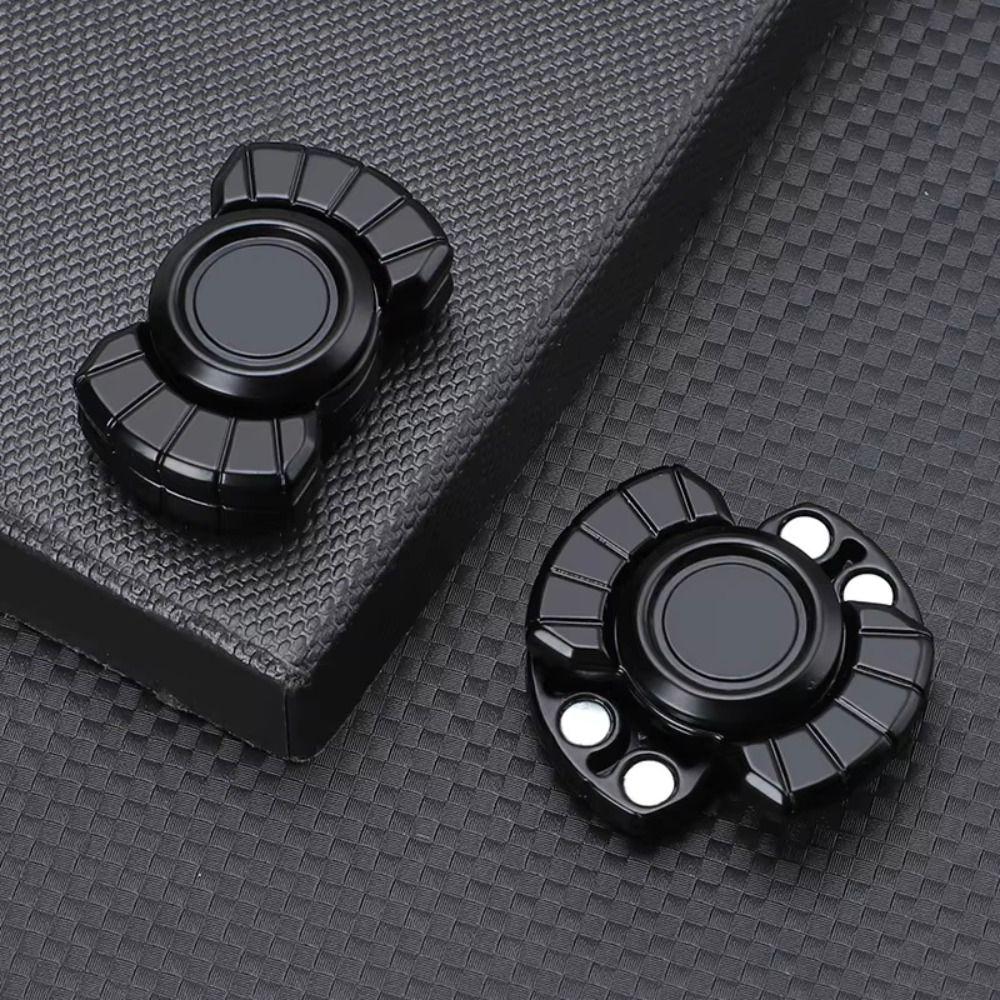 with Click Button Adult Fidget Spinner Spinning Top Hand Spinner Magnetic Fidget Toy Children Gift