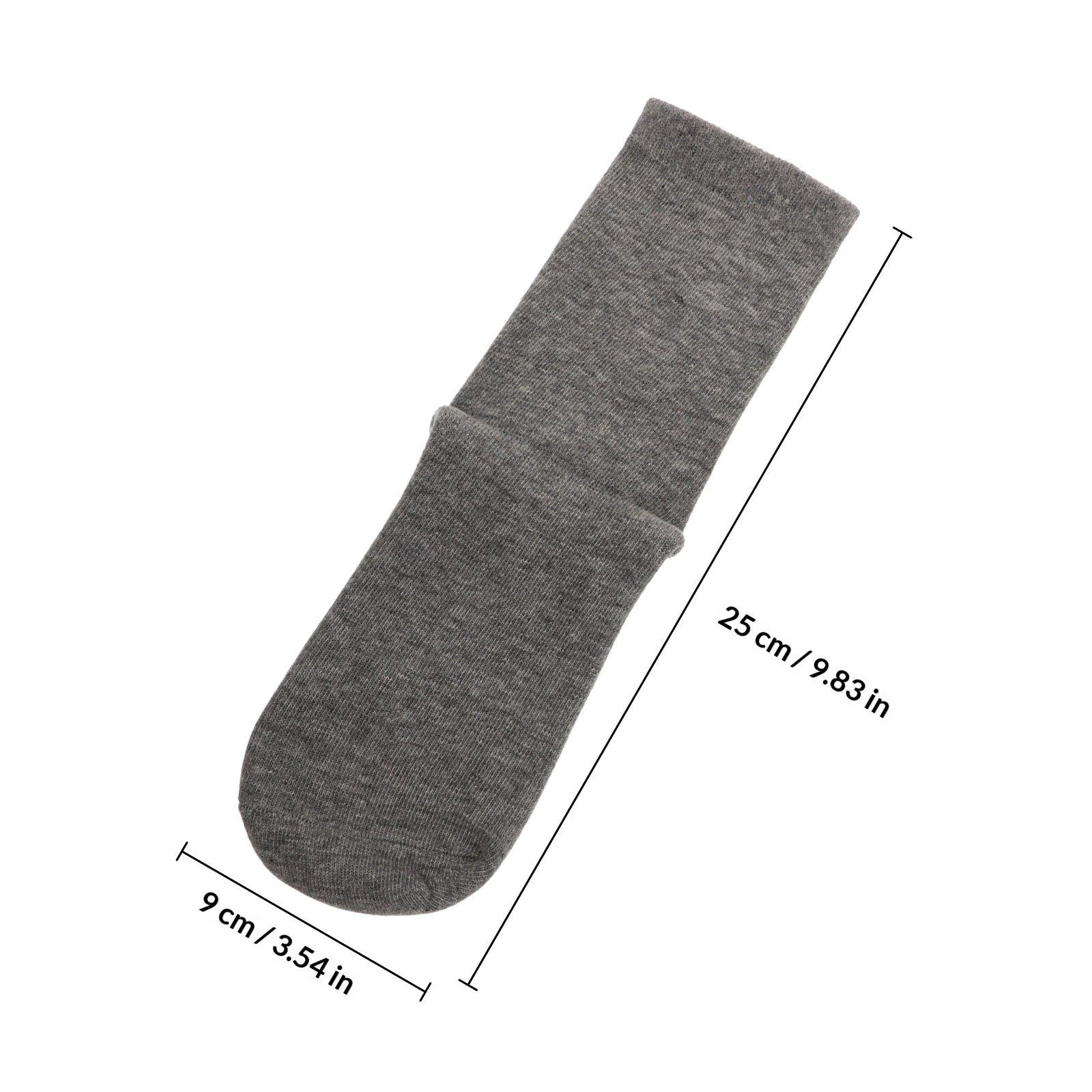 

1 Pair Household Foot Care Socks Gel Moisturizing Socks for Men Women Deep Repair Dry Cracked Feet Overnight Spa Use серый