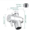Black All-Copper Quick-Open Three-Way Water Splitter Valve for Showers