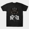 Herren Schwarzes Print-T-Shirt Black Panther Ver 2 No-Cut Transferpapier Druck Baumwoll-T-Shirt