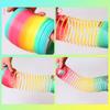 Rainbow Magic Spring Party Toy Stretchable Plastic Spring Circle Kid Adult Stress Relief Creative Magic Toy Birthday Party Toys