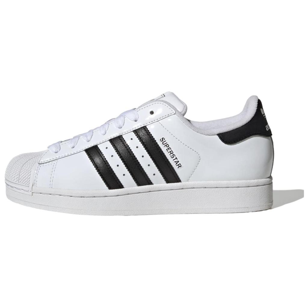 Superstar Adidas Originals 2 'Weiß Schwarz Lack' JR7312