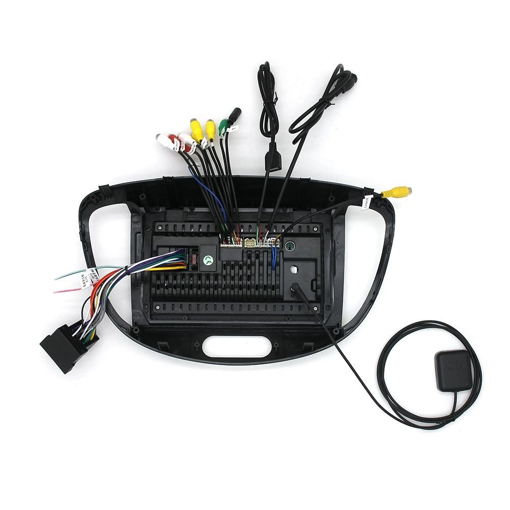 Car radio-Android 15 car stereo GPS navigation system for Hyundai i10 2007-2013, 2+32GB memory, built-in CarPlay and Android Auto, 9-inch car radio.
