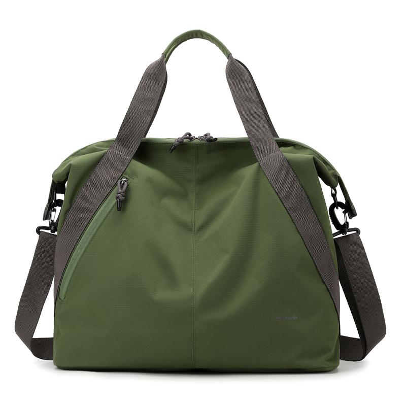 

Стильная дорожная сумка-даффл унисекс, вместительная наплечная сумка, многофункциональная сумка для спортзала и выходных для модных поездок 42 x 14 x 39 cm зелёный