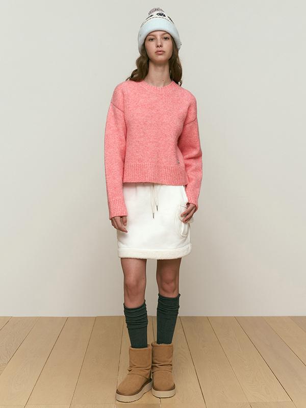 KIRSH Collection Round Neck Knit [Pink]
