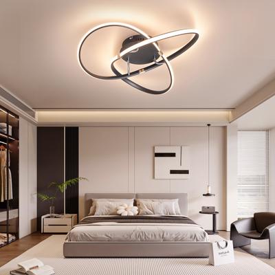 Hot Modern Led Ceiling Lights For Living Room Bedroom Study Room Decoration Led Ceiling Lamp Smart Home Alexa Black/Chrome/Gold