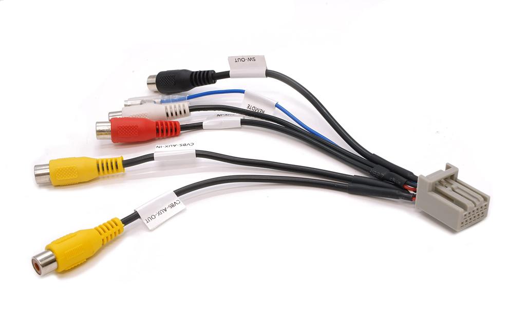 EITEC Mitsubishi Navigation Cable, Video Equipment, Rear Monitor, Dash Camera, Audio, Video, External Input/Output Cable (ETS-C-MTV8) (1 Piece)