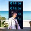 C- Clairo Claire Cottrill Towel Microfiber Beach Towel, Quick-Dry, Sand-Free, Ultra-Fine Fiber, Super Soft.