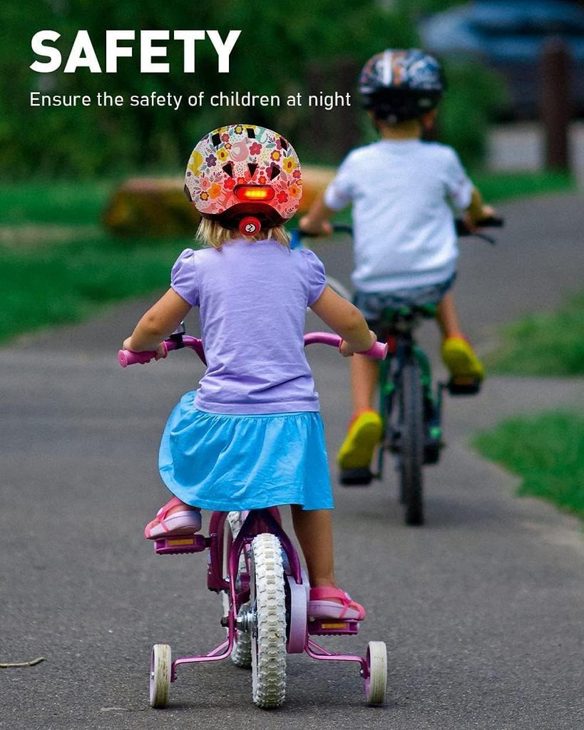 ASTM CPSC Certified Safety Helmet for Year Old Toddlers and with Size XS Lightweight, & 1/2/3 Children, Bike/Scooter, Light, Cat, (Baby)