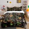 Camouflage Three-Piece Set Outdoors Soft Skin-Friendly Bedding Set Includes 1 Duvet Cover And 2 Pillowcase Gift