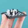 Miniature Wooden Chess Table Fits 1 12 Scale Dollhouses Magnetic Game Pieces Included Creative Gift For Hobbyists