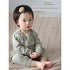 Newborn Girl Romper, Cute and Adorable Seamless One-Piece Crawling Suit, New Side-Opening Baby Clothes, Soft Baby Crawling Suit