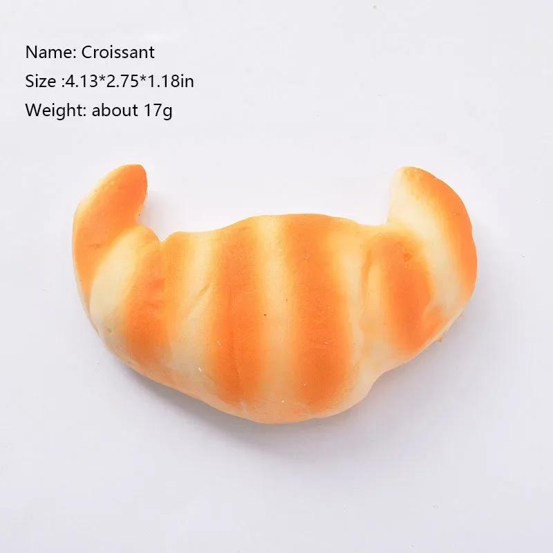 Pane Artificiale Sollievo dalla Pressione Impastare Sollievo dallo Stress giocattolo Cibo Finto Accessorio per Fotografia Modello per Vetrine e Armadietti fidget toy regali
