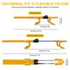 Car Wheel Lock Retractable Double Hooks Universal Wheel Lock Fit for Cars Trucks Vans and SUVs