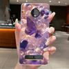 For Motorola Moto Z3 Play Case Clear Luxury Fashion Butterfly Flower Soft Silicone Phone Cover for Moto Z3 Play Transparent Case