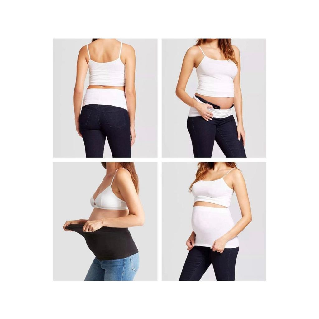 Corset De Maternitate Cu Bandă De Talie Și Compresor Pentru Femei însărcinate Alb