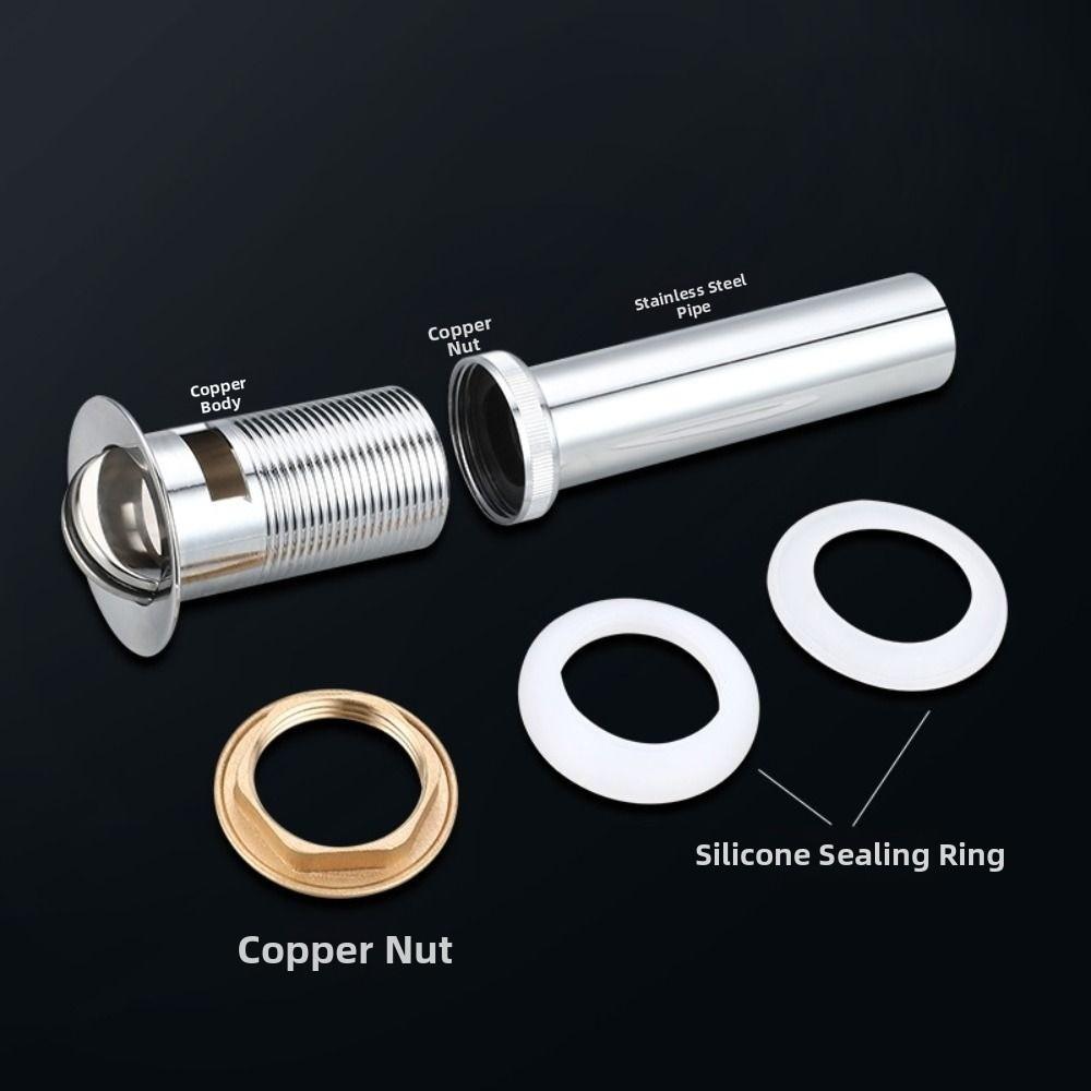 Anti-Clogging Sink Stopper Rust-proof Sink Strainer Durable Universal Sink Drain Bathroom Sink