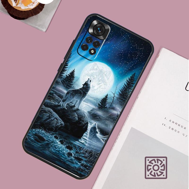 Wolf Art Case For Xiaomi Redmi Note 14 Pro 13 12 11 10 15 Pro Plus Redmi 15 15C 14C 13C 10C 12C Cover