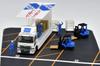 Die LKW-Sammlung LKW-Sammlung Logistikstandort Wing Van Set C Art Umzugszentrum Dioramabedarf