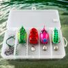 4Pcs Frog Fishing Lures Floating Frog Lures Kit with Spinner Blade Soft Oft Swimbaits Top Water Frog Lures for Salmon Catfish