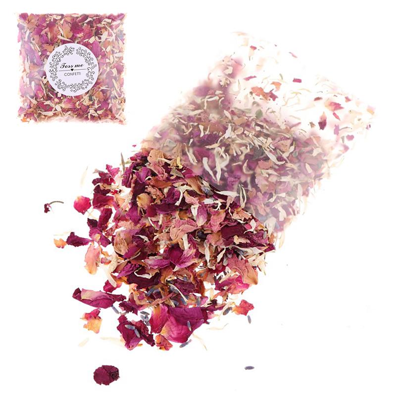 10G/Bag Wedding Confetti Dried Flower Petals Biodegradable Rose Petal Wedding