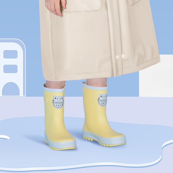 Raincoat for Compatible with School Compatible with for Elementary School Reflective Rain Rain Water Repellent Fabric [Banlan] Kids, Bags, Waterproof,