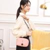 Small Bag New Women's Bag Fashion Indentation Shell Bag Shoulder Bag Oblique Span Plaid Cat Head Small Bag
