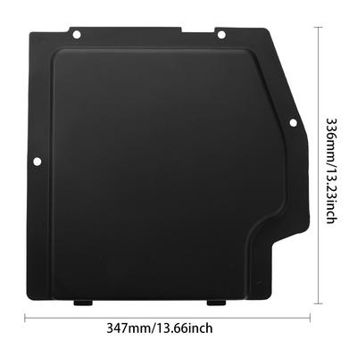 Schwarze Kunststoff-Batterieabdeckplatte für Can-Am Maverick X3 Max 2017-2025