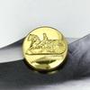 New High -Grade Metal Carriage Shirt Buttons Hand -Sewn Buttons Small Fragrance Style Retro Windbreaker Buttons Decorative