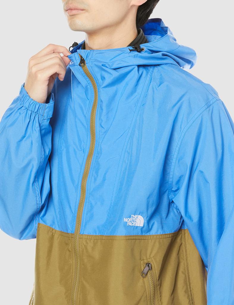 The North Face Lightweight Compact SU Supersonic XL Men's Water-Repellent, Jacket, Blue/Utility Brown,