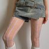 JK Y2K Fishnet Pantyhose Girls Sexy Hollow Out Summer Thigh High Stockings Women Fashion Design Tie-dyed Nylon Mesh Tights