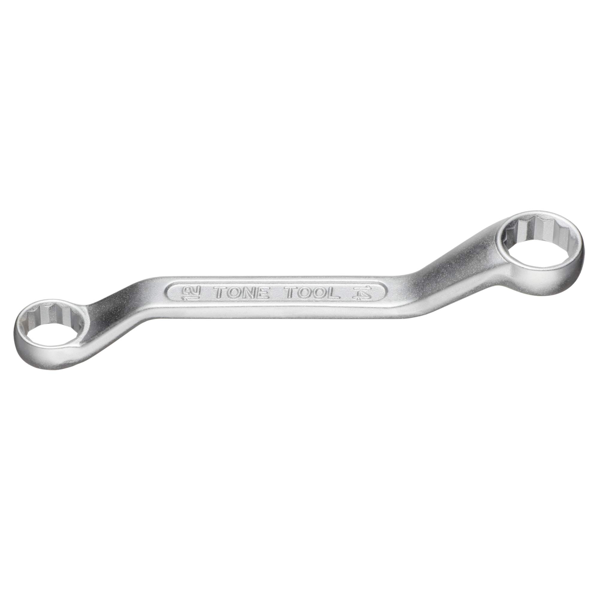 TONE Short Combination Wrench 12 x 14 mm (45°) HPM46-1214, (Wrench Size)