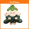 Christmas Tree Man Plush Pillow With Pp Cotton Filling For Holiday Home Decor