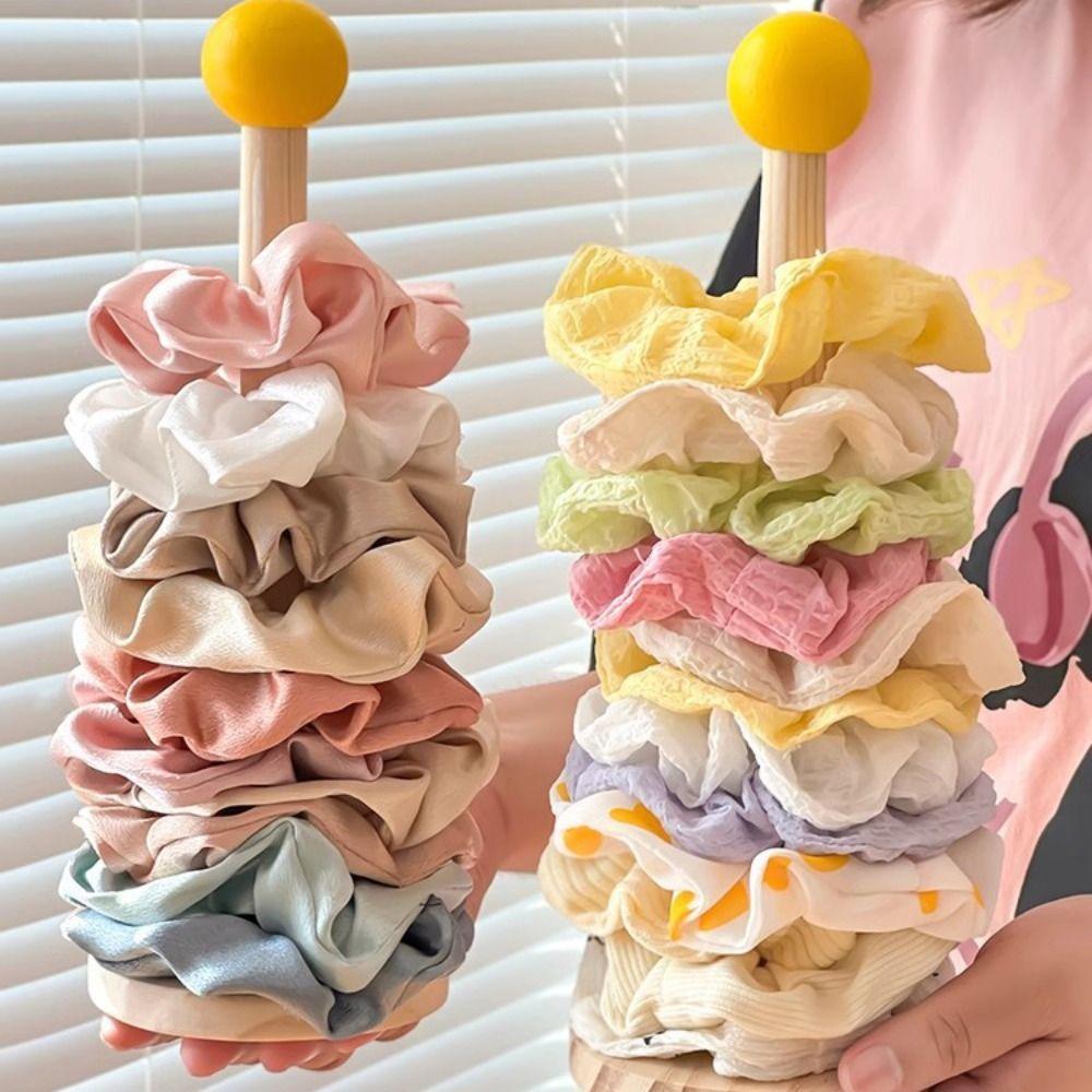 Multifunctional Head Rope Storage Rack Wooden Headband Display Rack  Kitchen